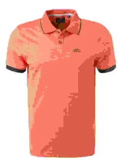 Polo-Shirt, Jersey, Orange -Maenner Mode Haus  411597 norm 1