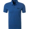 EA7 Polo-Shirt, Baumwoll-Jersey, Kobaltblau -Maenner Mode Haus  411693 norm