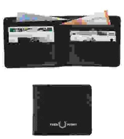 Fred Perry Geldbörse, Kunstleder, Schwarz -Maenner Mode Haus  411736 norm 1