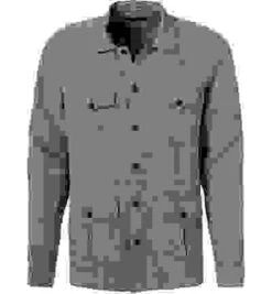 Hackett Overshirt, Leinen, Taupe Meliert -Maenner Mode Haus  411783 norm 1