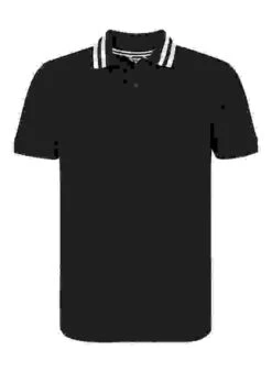 Aigle Polo-Shirt, Bio Baumwoll-Piqué, Schwarz -Maenner Mode Haus  411786 norm 1