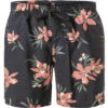 Quiksilver Badeshorts, Mikrofaser, Schwarz Gemustert 2 Quiksilver Badeshorts, Mikrofaser, Schwarz Gemustert -Maenner Mode Haus 411852 norm