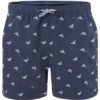 Emporio Armani Badeshorts, Mikrofaser, Navy Gemustert -Maenner Mode Haus  411856 norm