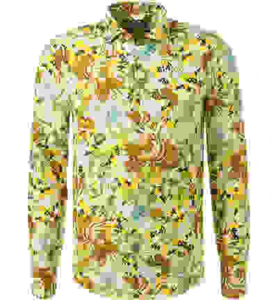 Stenströms Hemd, Slimline, Reines Leinen, Multicolour Gemustert 6 Stenströms Hemd, Slimline, Reines Leinen, Multicolour Gemustert – Bild 4