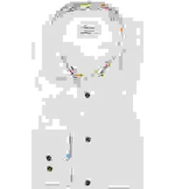 Stenströms Hemd, Fitted Body, Twill, Weiß -Maenner Mode Haus  411970 norm 1