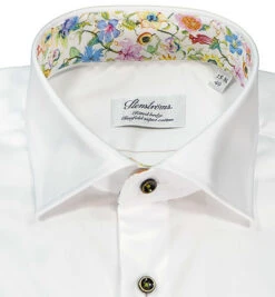 Stenströms Hemd, Fitted Body, Twill, Weiß -Maenner Mode Haus  411970 norm2