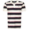 Gant Polo-Shirt, Baumwoll-Piqué, Wollweiß-navy Gestreift -Maenner Mode Haus  412097 norm