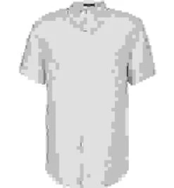 Gant Kurzarmhemd, Regular Fit, Reines Leinen, Weiß-navy Gestreift -Maenner Mode Haus  412144 norm 1