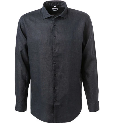 Seidensticker Hemd, Regular Fit, Reines Leinen, Dunkelblau 3 Seidensticker Hemd, Regular Fit, Reines Leinen, Dunkelblau
