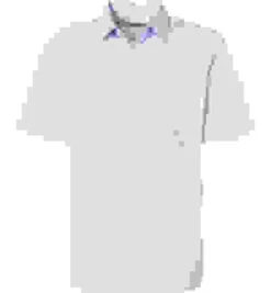 Calvin Klein Kurzarmhemd, Regular Fit, Baumwoll-Stretch, Pastellblau -Maenner Mode Haus  412457 norm 1