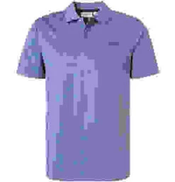 Calvin Klein Polo-Shirt, Slim Fit, Baumwoll-Jersey, Mittelblau -Maenner Mode Haus  412461 norm 1