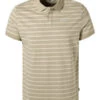 Pepe Jeans Polo-Shirt, Baumwoll-Jersey, Beige Gestreift -Maenner Mode Haus  412664 norm