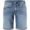 Pepe Jeans Jeansshorts Cash, Regular Fit, Baumwoll-Stretch, Jeansblau -Maenner Mode Haus  412684 norm