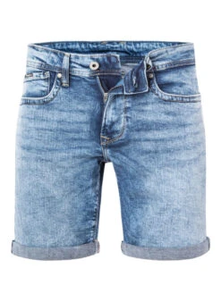 Pepe Jeans Jeansshorts Hatch, Slim Fit, Baumwoll-Stretch, Jeansblau
