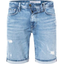 Pepe Jeans Jeansshorts, Baumwoll-Stretch, Jeansblau