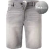 Camel Active Jeansshorts, Slim Fit, Baumwoll-Stretch, Grau -Maenner Mode Haus  412853 norm