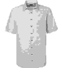 OLYMP Kurzarmhamd, Comfort Fit, Baumwolle, Bleu-marine Gemustert 7 OLYMP Kurzarmhamd, Comfort Fit, Baumwolle, Bleu-marine Gemustert -Maenner Mode Haus 412866 norm 1