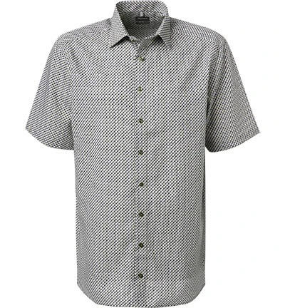 OLYMP Kurzarmhemd, Comfort Fit, Baumwolle, Limette-flieder Gemustert 3 OLYMP Kurzarmhemd, Comfort Fit, Baumwolle, Limette-flieder Gemustert