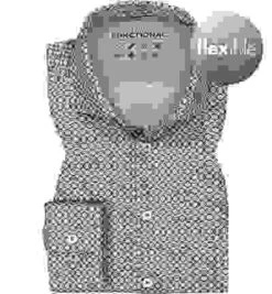 Pure Hemd, Jersey Geruchshemmend, Grau-nachtblau Gemustert -Maenner Mode Haus  413182 norm 1