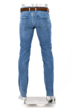 Alberto Jeans, Slim Fit, Baumwolle T400®, Jeansblau -Maenner Mode Haus  413342 norm3