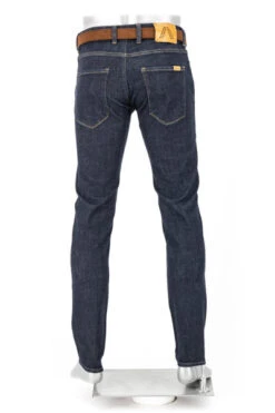 Alberto Jeans, Slim Fit, Baumwolle T400®, Navy -Maenner Mode Haus  413347 norm3