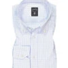Van Laack Hemd, Comfort Fit, Baumwolle, Hellblau-weiß Kariert -Maenner Mode Haus  413439 norm