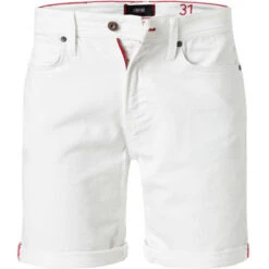 CINQUE Jeansshorts, Baumwoll-Stretch, Weiß