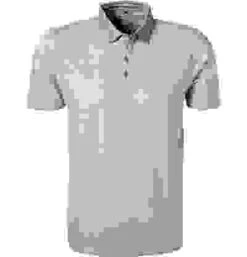 CINQUE Polo-Shirt, Baumwoll-Jersey, Hellgrau Meliert -Maenner Mode Haus  413677 norm 1