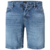 Strellson Jeansshorts, Regular Fit, Bio Baumwolle-Hanf, Blau
