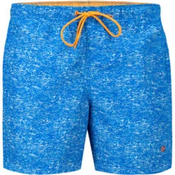 Napapijri Badeshorts, Mikrofaser, Blau Gemustert