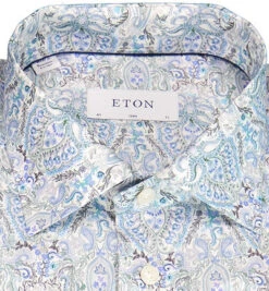 ETON Hemd, Slim Fit, Baumwolle-Tencel, Multicolor Gemustert -Maenner Mode Haus  413877 norm2
