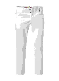 Jeans Leonardo, Regular Slim, Baumwoll-Stretch, Midnight Sun, Weiß 11 Jeans Leonardo, Regular Slim, Baumwoll-Stretch, Midnight Sun, Weiß -Maenner Mode Haus 413940 norm 1