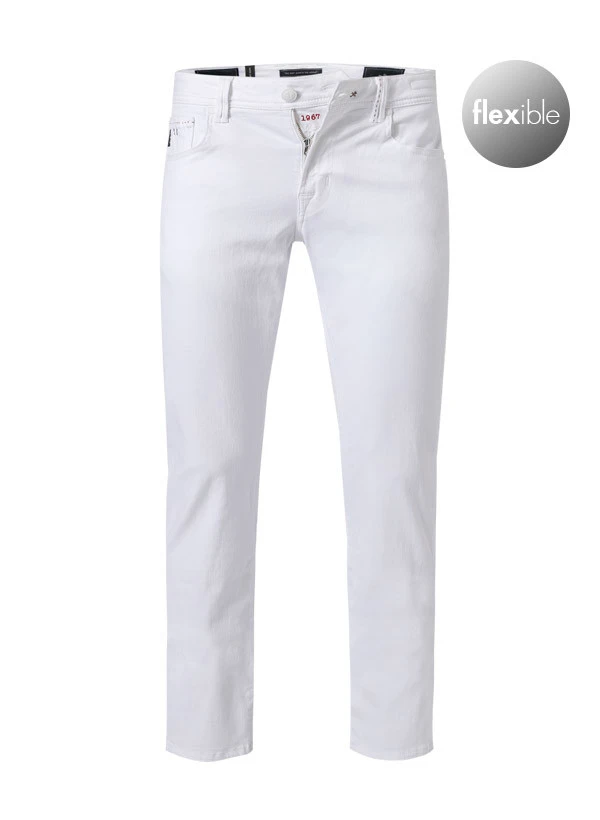 Jeans Michelangelo, Regular Fit, Baumwoll-Super Stretch, Weiß 3 Jeans Michelangelo, Regular Fit, Baumwoll-Super Stretch, Weiß
