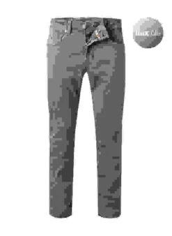 Jeans Michelangelo, Regular Fit, Baumwoll-Super Stretch, Stahlgrau -Maenner Mode Haus  413955 norm 1