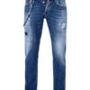 Jeans 19-80, Slim Fit, Baumwoll-Stretch, Sky Destroy -Maenner Mode Haus  413961 norm