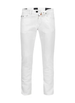 Jeans 19-80, Slim Fit, Baumwoll-Stretch, White Used