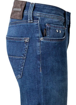 Jeans Leonardo, Slim Fit, Baumwolle T400® 6 Month, Blau -Maenner Mode Haus  413974 norm3