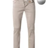 Jeans Leonardo, Slim Fit, Baumwoll-Stretch, Sand -Maenner Mode Haus  413976 norm