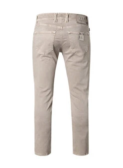 Jeans Leonardo, Slim Fit, Baumwoll-Stretch, Sand -Maenner Mode Haus  413976 norm2