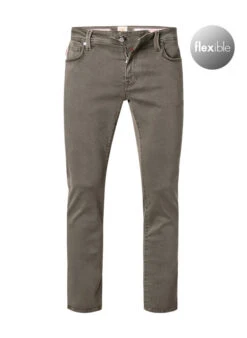 Jeans Leonardo, Slim Fit, Baumwoll-Stretch, Khaki