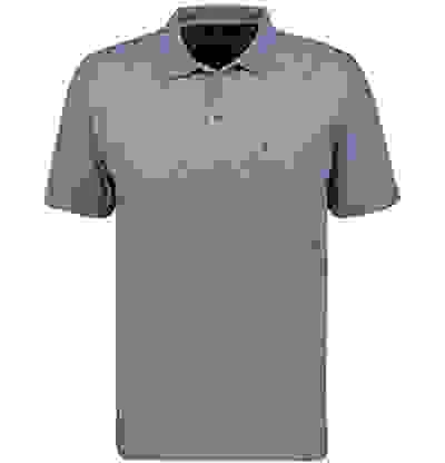 RAGMAN Polo-Shirt, Baumwoll-Jersey, Dunkelblau Meliert 4 RAGMAN Polo-Shirt, Baumwoll-Jersey, Dunkelblau Meliert – Bild 3