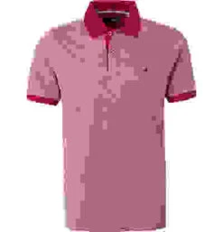 RAGMAN Polo-Shirt, Pima Baumwoll-Piqué, Rot Meliert -Maenner Mode Haus  414134 norm 1