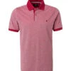 RAGMAN Polo-Shirt, Pima Baumwoll-Piqué, Rot Meliert -Maenner Mode Haus  414134 norm