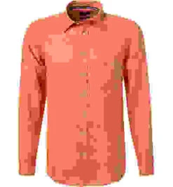 FYNCH-HATTON Hemd, Reines Leinen, Orange -Maenner Mode Haus  414261 norm 1