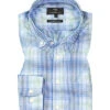 FYNCH-HATTON Hemd, Baumwolle, Blau-grün Kariert -Maenner Mode Haus  414266 norm