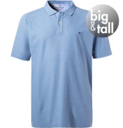 FYNCH-HATTON Polo-Shirt, Big&Tall, Baumwoll-Piqué, Himmelblau