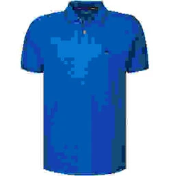 FYNCH-HATTON Polo-Shirt, Modern Fit, Baumwoll-Piqué, Blau -Maenner Mode Haus  414322 norm 1