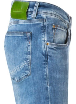 Bugatti Jeans, Baumwoll-Stretch, Blau -Maenner Mode Haus  414498 norm3