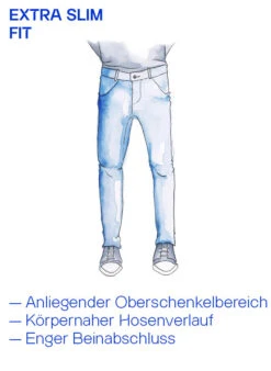 Jeans Delaware, Slim Fit, Baumwoll-Stretch, Hellbeige -Maenner Mode Haus  414649 norm4