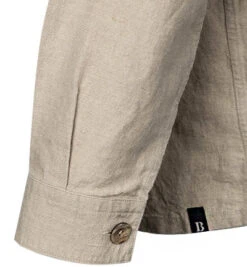 Overshirt, Leinen, Beige -Maenner Mode Haus  414665 norm2